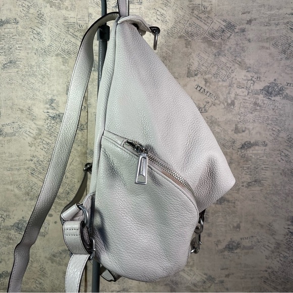 Rebecca Minkoff Julian Leather Backpack Convertible Moto Bag Designer Purse main image 14